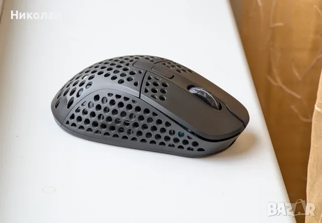 Безжична геймърска мишка Xtrfy M4 (черна) (пълен комплект)