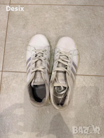 Дамски маратонки Adidas CF ADVANTAGE, Бял, снимка 6 - Маратонки - 56745378