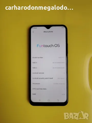 Vivo Y17 128 GB RAM 6GB , снимка 3 - Други - 56733091