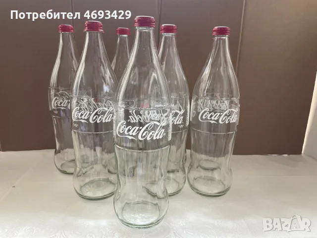 Литрови стъклени шишета