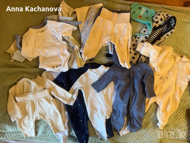 Бебешки дрешки момче до 56см