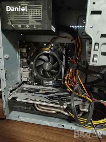 Настолен компютър Ryzen 5 5500, ram ddr4 8gb, rx5708gb