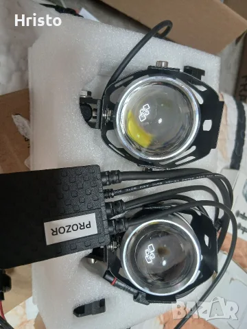 Лед фарове с лупи за мотор, снимка 2 - Аксесоари и консумативи - 56584876