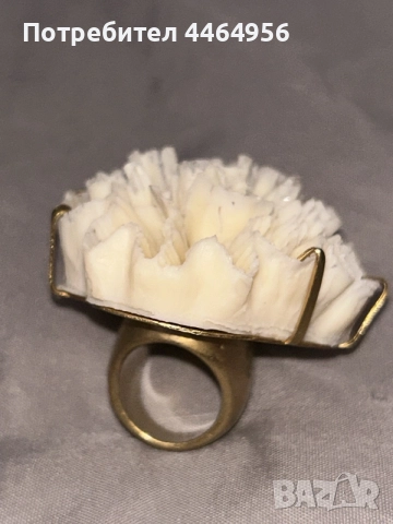 flower maxi ring Zara, снимка 3 - Пръстени - 56627823