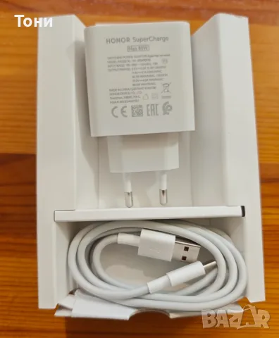 Зарядно HONOR SuperCharge 80W бартер, снимка 3 - Оригинални зарядни - 56734160