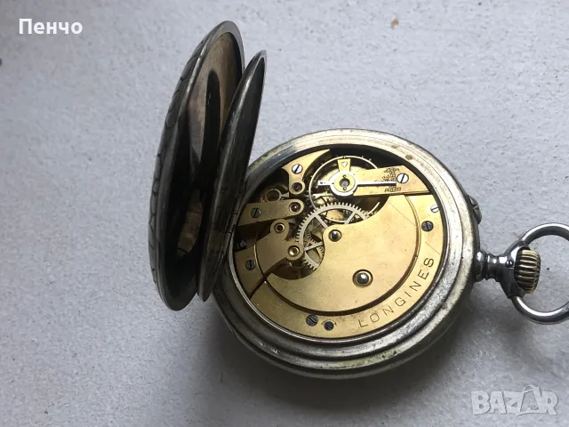 стар джобен часовник "LONGINES", снимка 9 - Антикварни и старинни предмети - 50407571