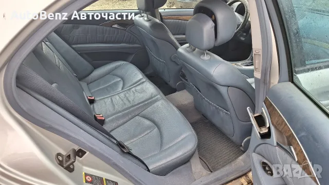 Син кожен салон за w211 седан, снимка 4 - Части - 56618720