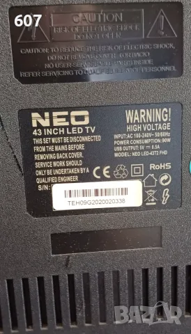 LED Smart Neo 43 инча за части, снимка 6 - Телевизори - 56588305