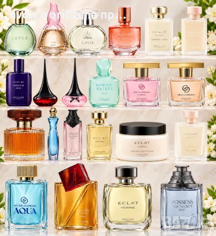 ORIFLAME - Divine, Giordani, Eclat, Amber Elixir, Infinita, Love Potion