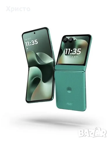 НОВ!!! Motorola razr 70, 256GB, 8GB RAM, 5G, PANTONE Sporting Green