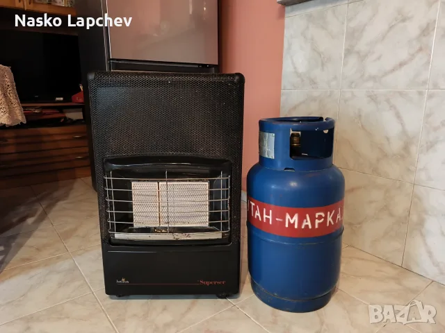 Газова печка за отопление с 3 пити + газова бутилка