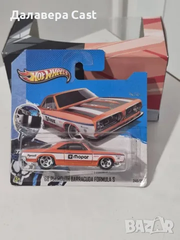 1/64 68 Plymouth Barracuda Formula S HotWheels 