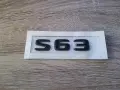 черен надпис Mercedes Benz S 63, снимка 4