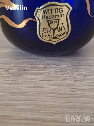 Малка ваза- цветно стъкло, снимка 2 - Вази - 56644685
