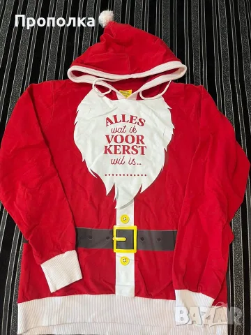 Коледен, красив суичър унисекс L-XL
