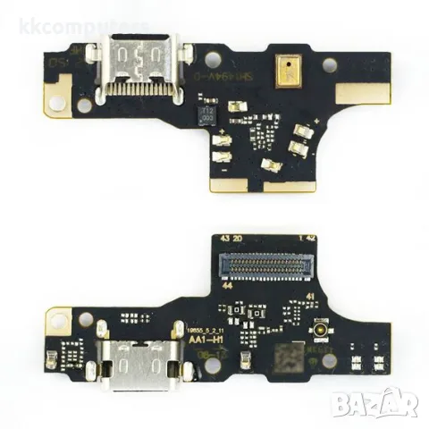 Конектор зареждане за NOKIA G11/ G21 (TA-1401/TA-1418) на платка с микрофон и компоненти