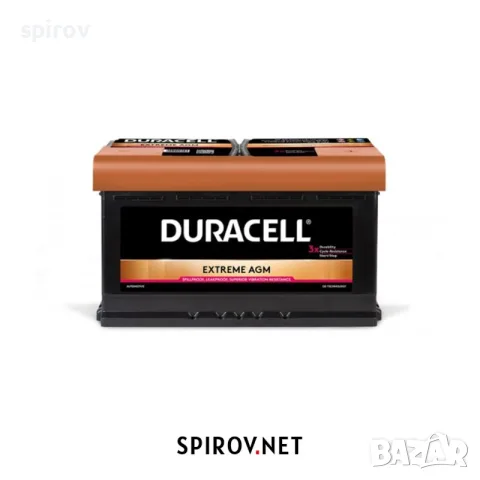 Акумулатор Duracell Extreme AGM 12V 80Ah 800A DE80