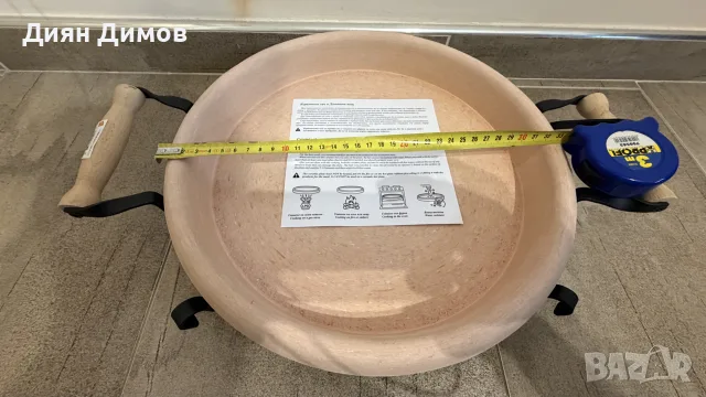 Продавам голям керамичен сач , снимка 3 - Съдове за готвене - 56578380