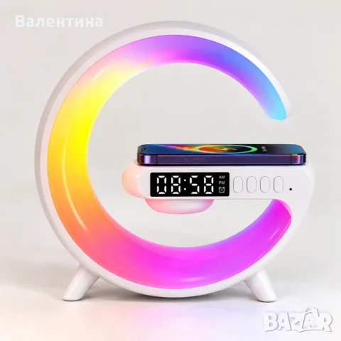 🌈 LED Смарт лампа с Bluetooth колонка – 2 в 1! 🔊✨