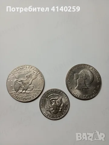 САЩ МОНЕТИ 1 ДОЛАР 1974 Г , снимка 3 - Нумизматика и бонистика - 56651332