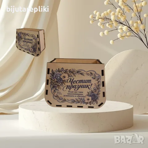 Дървени кашпи за декориране, снимка 10 - Саксии и кашпи - 56714163
