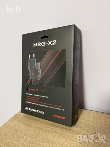 AudioQuest NRG-X2 / Аудио захранващ кабел, снимка 3 - Ресийвъри, усилватели, смесителни пултове - 56750381