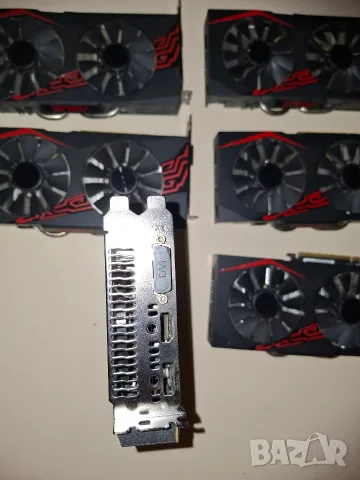 Asus RX470 8gb led - 6 броя, снимка 3 - Видеокарти - 56649139