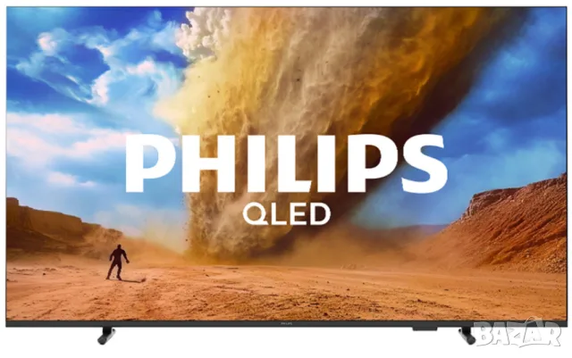 Телевизор Philips 65" (Серия 7800) – Счупен екран, за части или ремонт