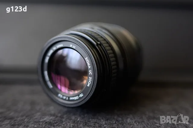 Canon EOS 300 + Sigma Zoom 70-210 , снимка 7 - Фотоапарати - 56705300