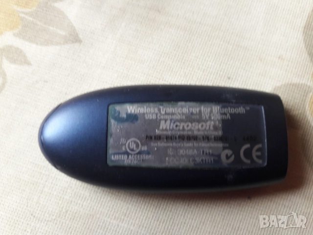 Wireless Transceiver for Bluetooth USB Microsoft X08-91974, снимка 2 - Други - 56682317