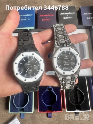 Audemars Piguet x Swatch Royal Pop + каишки, снимка 4 - Мъжки - 56671423