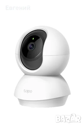 Камера за наблюдение Smart TP-Link Tapo C210 Pan/Tilt, 360 градуса, 3MP, Full HD, Функция Baby Monit