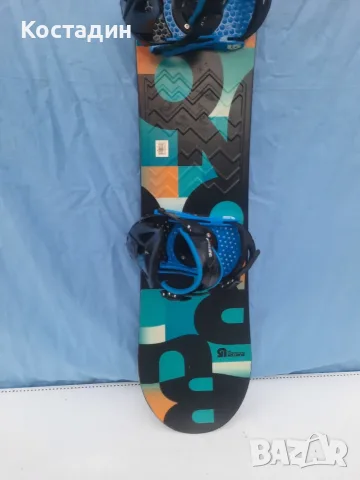 Сноуборд   142см.BURTON PROGRESSION  с автомати. , снимка 3 - Зимни спортове - 56738073
