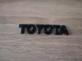 Toyota черен надпис малък шрифт, снимка 1