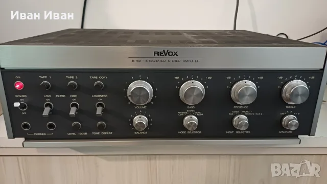 Усилвател REVOX B750, снимка 5 - Ресийвъри, усилватели, смесителни пултове - 56553781