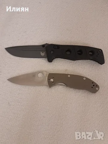 Benchmade adamas  и Spyderco Tenacious 