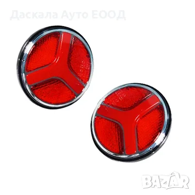 1бр. кръгъл ЛЕД LED стоп с 2 функции – стоп и неон габарит , 12-24V