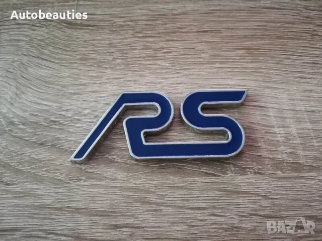 синя емблема за решетка Ford RS