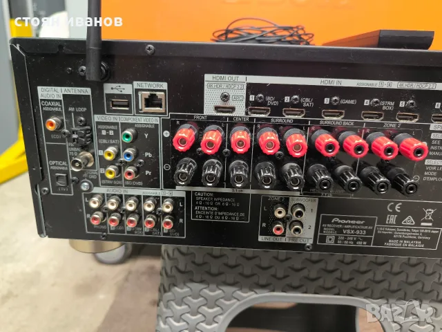 pioneer vsx 933 7.2 Dolby atmos , снимка 6 - Ресийвъри, усилватели, смесителни пултове - 56628781