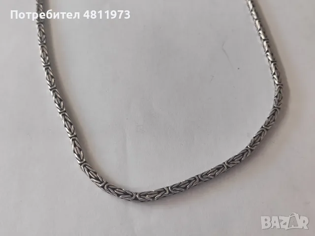 Сребърна верижка 925, снимка 3 - Колиета, медальони, синджири - 55441014