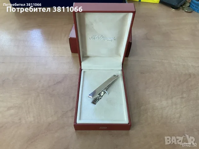 S.T. Dupont Paris Tie Clip, снимка 3 - Други - 56655149