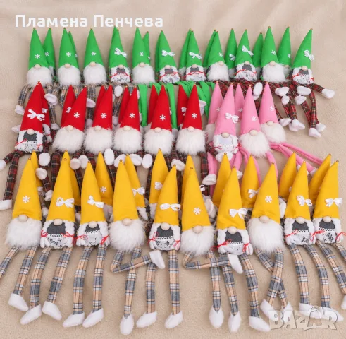 коледни играчки от филц и гномчета , снимка 11 - Коледни подаръци - 56588617