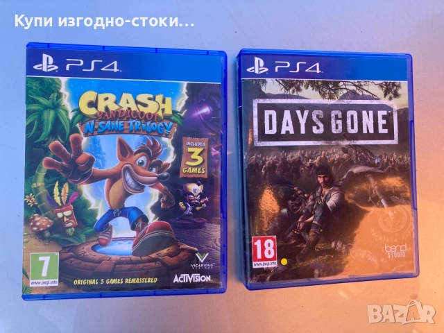Crash Bandicoot и Days Gone PS4
