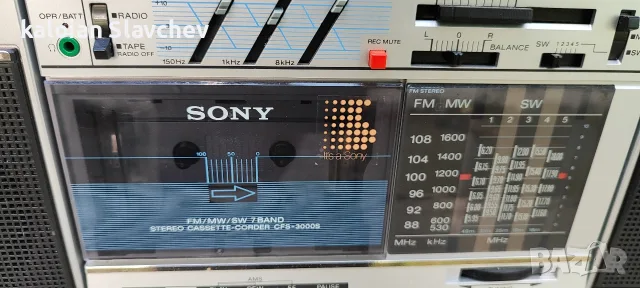 Касетофон SONY made in Japan, снимка 3 - Радиокасетофони, транзистори - 56605195
