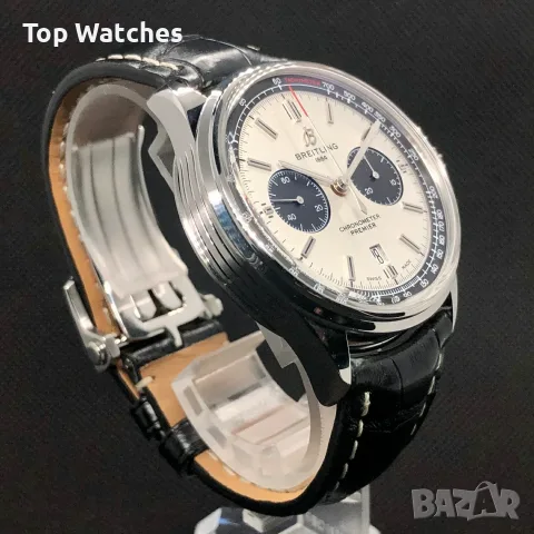 Breitling Premier Chronograph "Panda" 42mm Steel, снимка 12 - Мъжки - 56617193