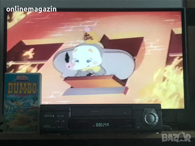 Видеокасета “ DUMBO CLASSIC DISNEY “, снимка 6 - Анимации - 56706114