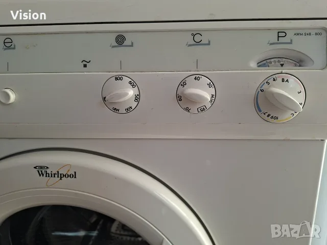 Пералня Whirlpool AWM 284, 712, снимка 3 - Перални - 56648769