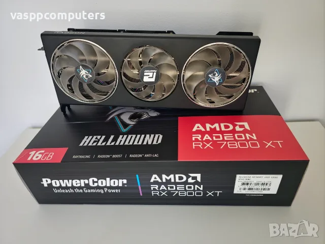 Hellhound AMD Radeon RX 7800 XT 16GB GDDR6 видеокарта