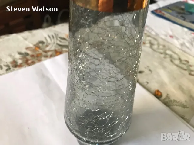 Ваза, руска, стъклена, снимка 6 - Вази - 56580845