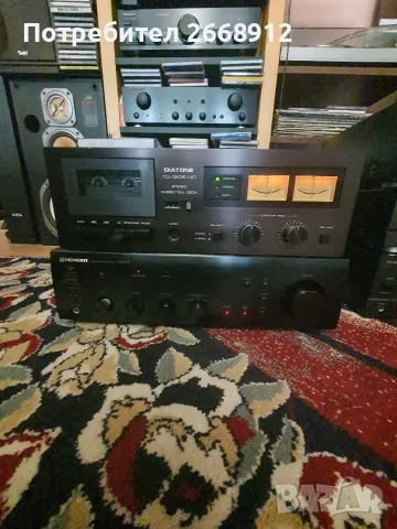 Дек DIATONE 3535 HIFI и усилвател PIONEER A404 R